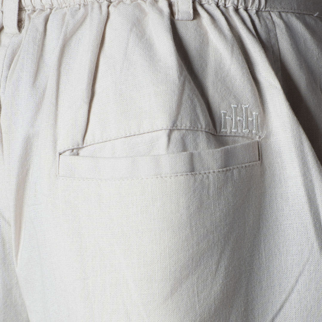 BEIGE LINEN PANTS