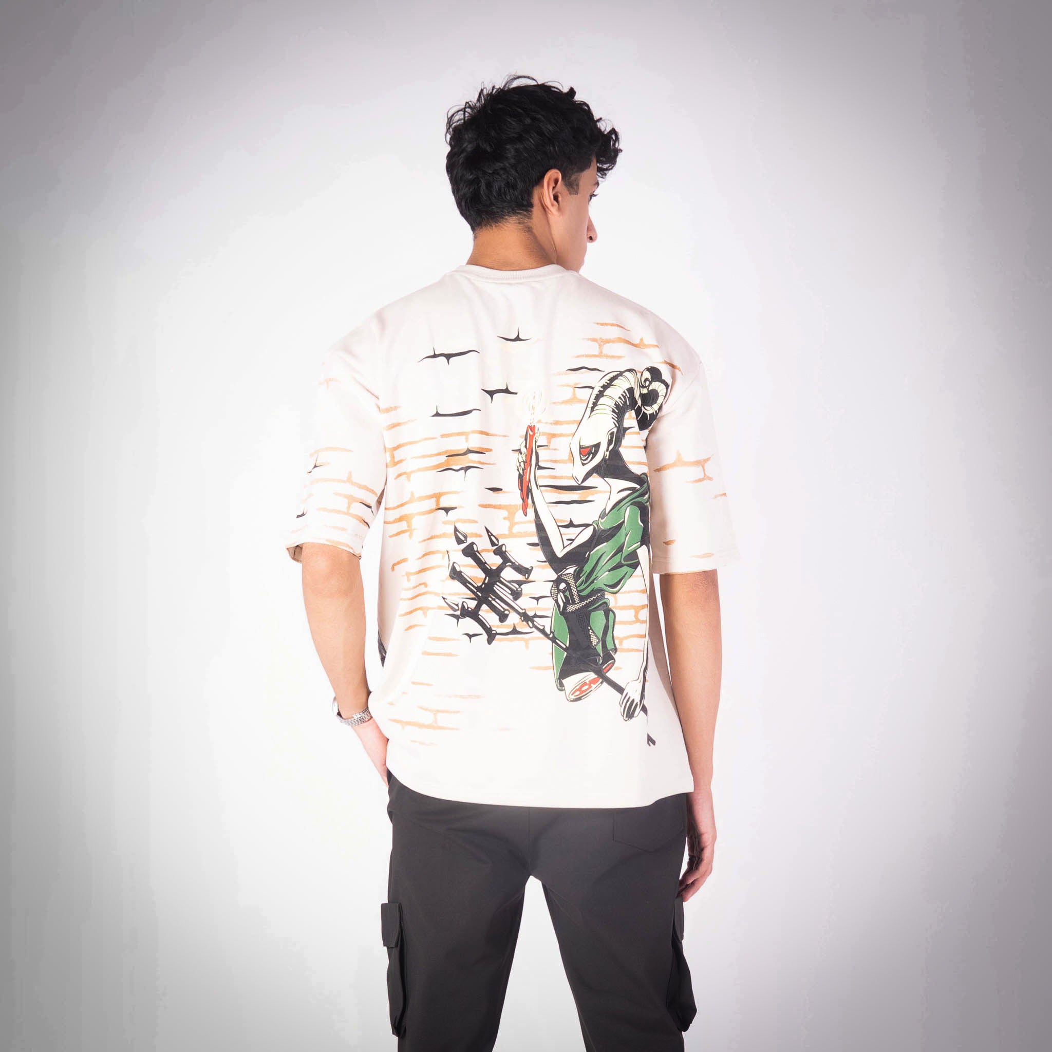 GoGitte T-shirt with print - Blad