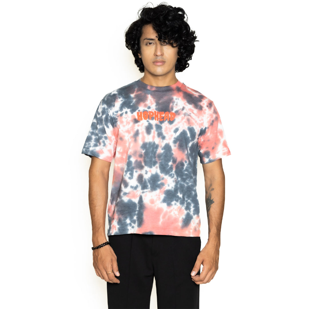 TIE & DYE FRIENDLY PLANT BOXY T-SHIRT