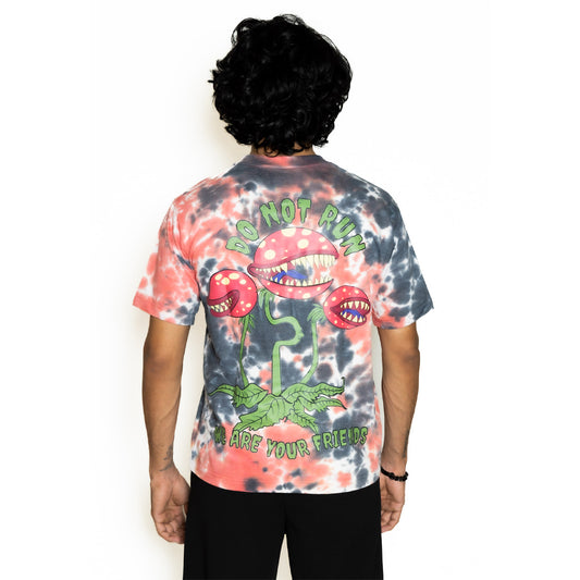 TIE & DYE FRIENDLY PLANT BOXY T-SHIRT