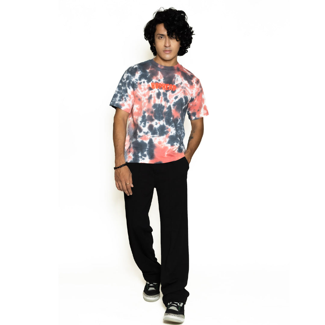 TIE & DYE FRIENDLY PLANT BOXY T-SHIRT