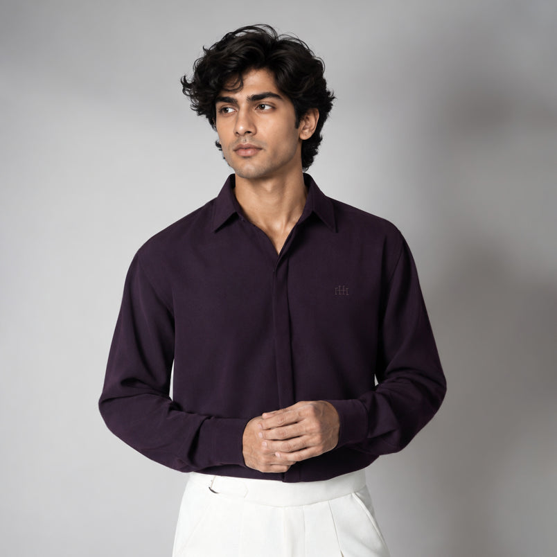 WINE KOREAN SHIRT