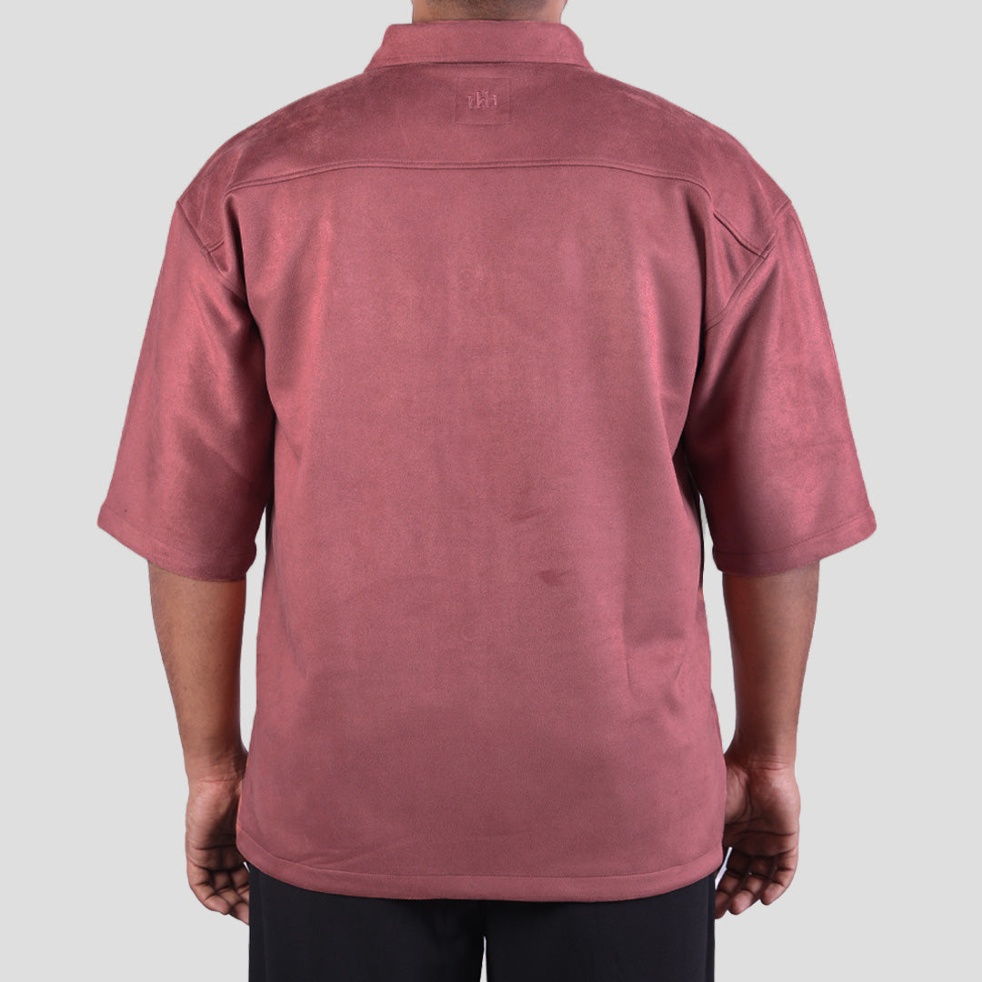 OLD ROSE CLASSIC SUEDE SHIRT