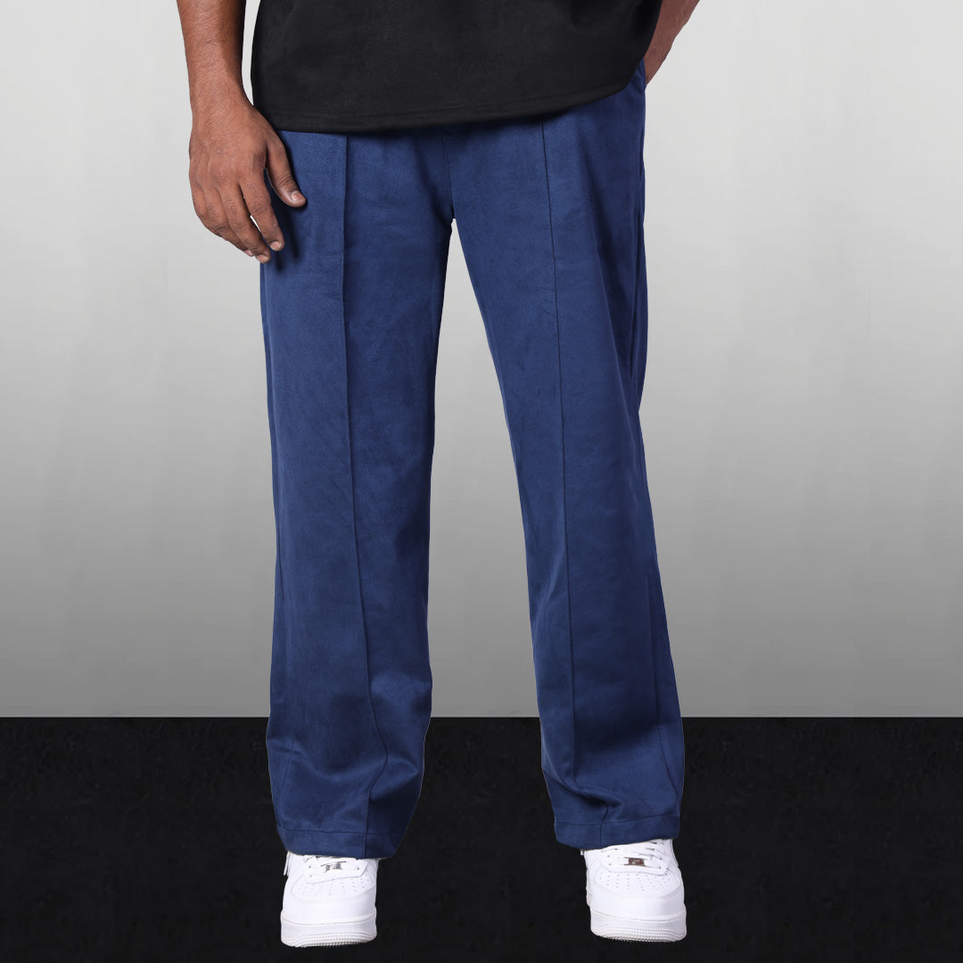 MIDNIGHT BLUE CLASSIC SUEDE PANTS