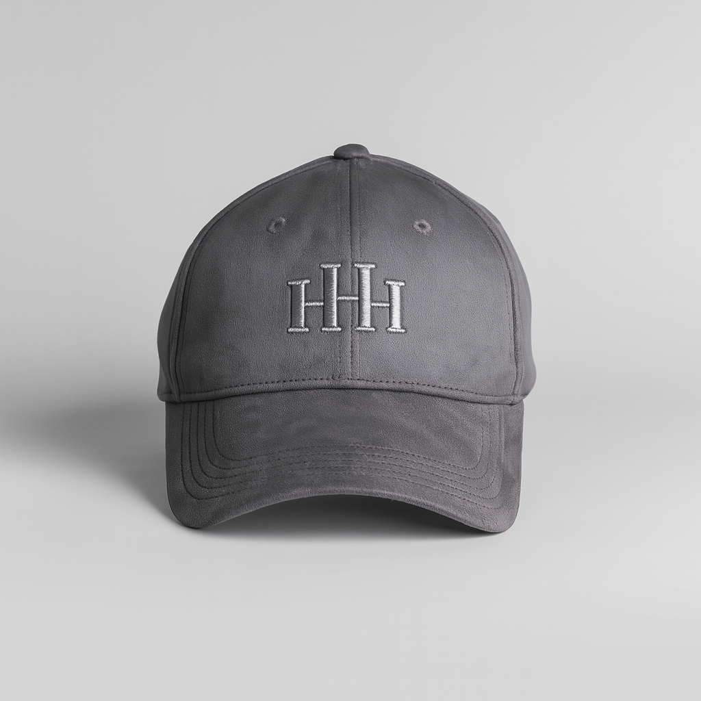 CHARCOAL BASIC SUEDE CAP