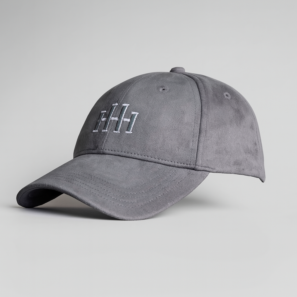 CHARCOAL BASIC SUEDE CAP