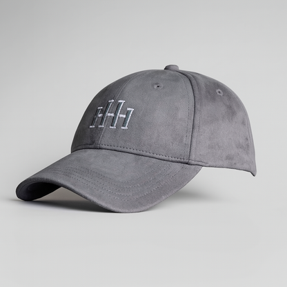 CHARCOAL BASIC SUEDE CAP