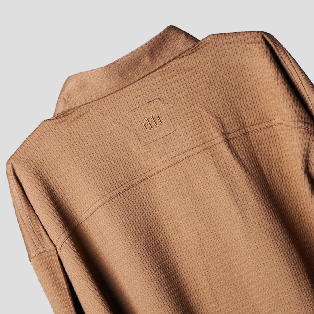 BROWN CLASSIC FULL SLEEVE SHIRT