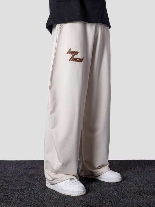 IVORY EXTREME BAGGY BASIC SWEATPANTS