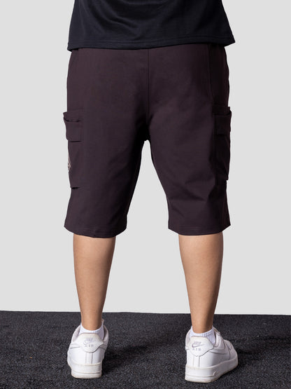 COFFEE CARPENTER POCKET OVERSIZED SHORTS