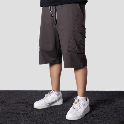 CARBON CARPENTER POCKET OVERSIZED SHORTS