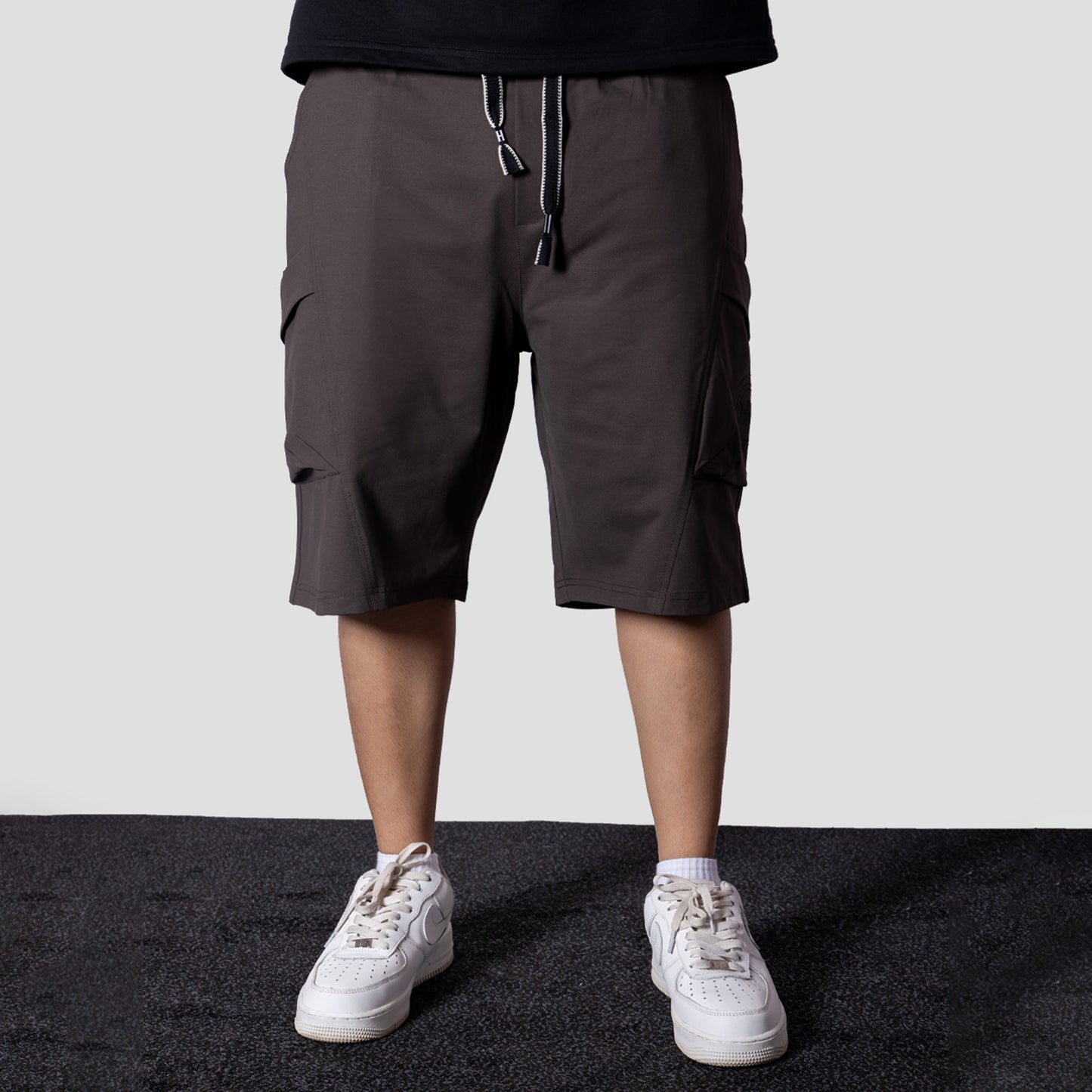 CARBON CARPENTER POCKET OVERSIZED SHORTS