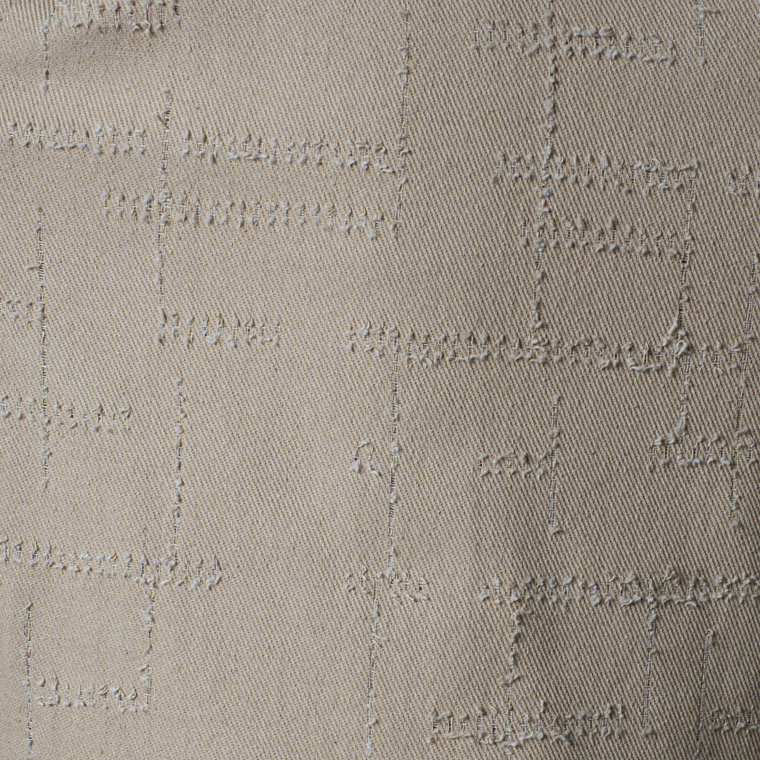 BEIGE ROOFING BOOT CUT DENIM