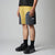 MUSTARD & CHARCOAL DUALTONE SHORTS