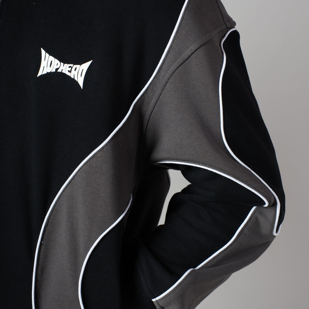 BLACKOUT SMOKELINE HEAVY ZIPPER HOODIE