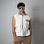 WHITE DUAL KNITDRIP UTILITY JACKET