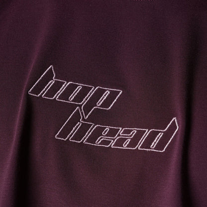 MAROON SPLITPANEL T-SHIRT