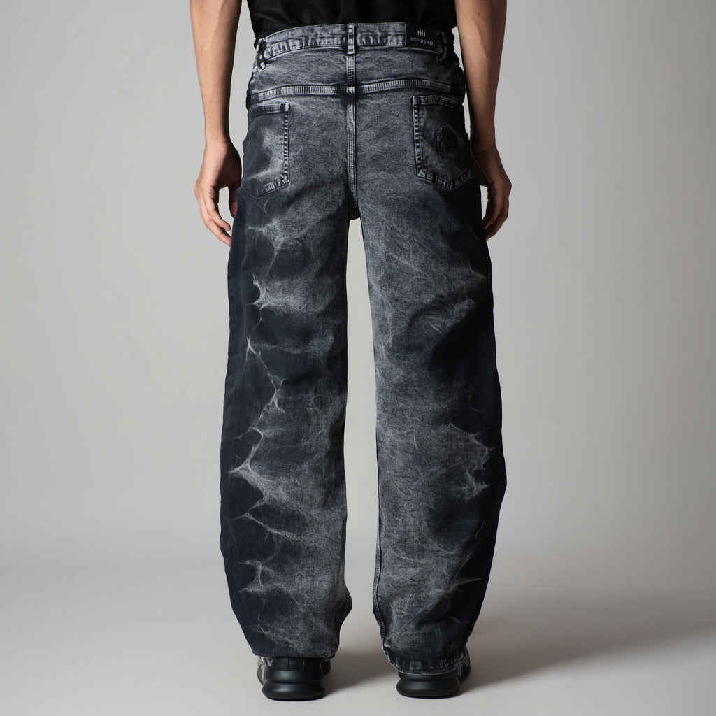 BLACK BLIZZARD WASH DENIM