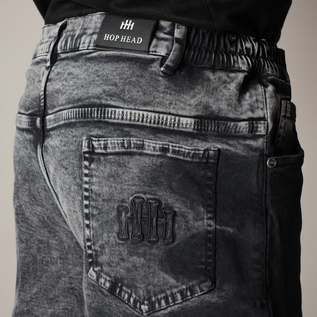 BLACK BLIZZARD WASH DENIM