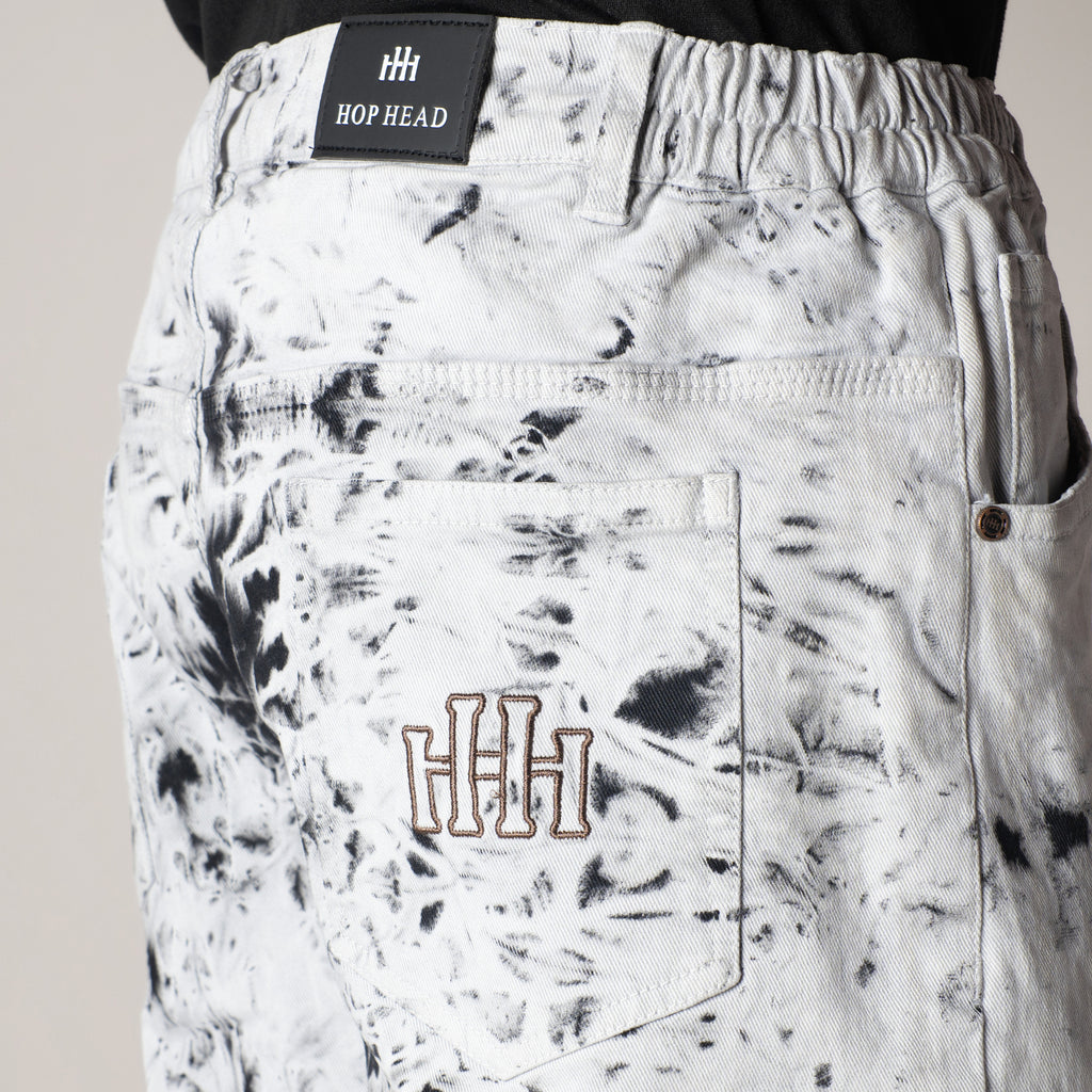 WHITE BLIZZARD WASH DENIM