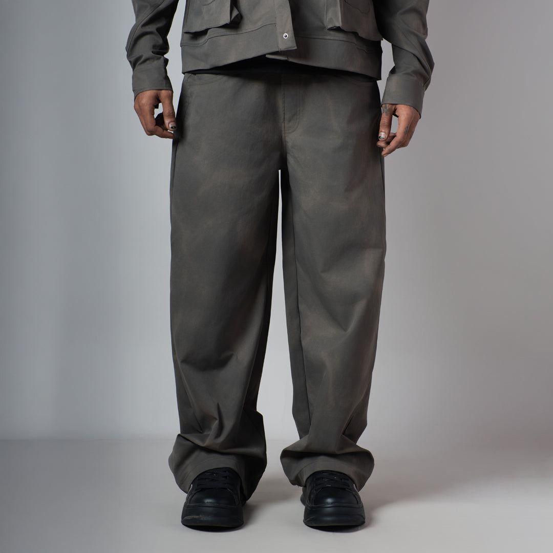 GREY CLOUDRIP STRAIGHT PANT