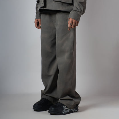 GREY CLOUDRIP STRAIGHT PANT