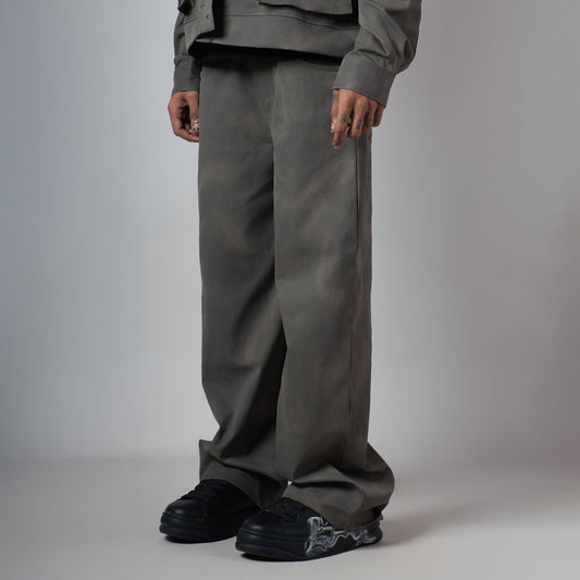 GREY CLOUDRIP STRAIGHT PANT