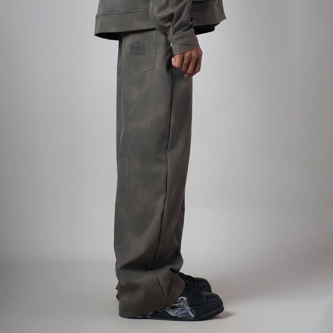GREY CLOUDRIP STRAIGHT PANT
