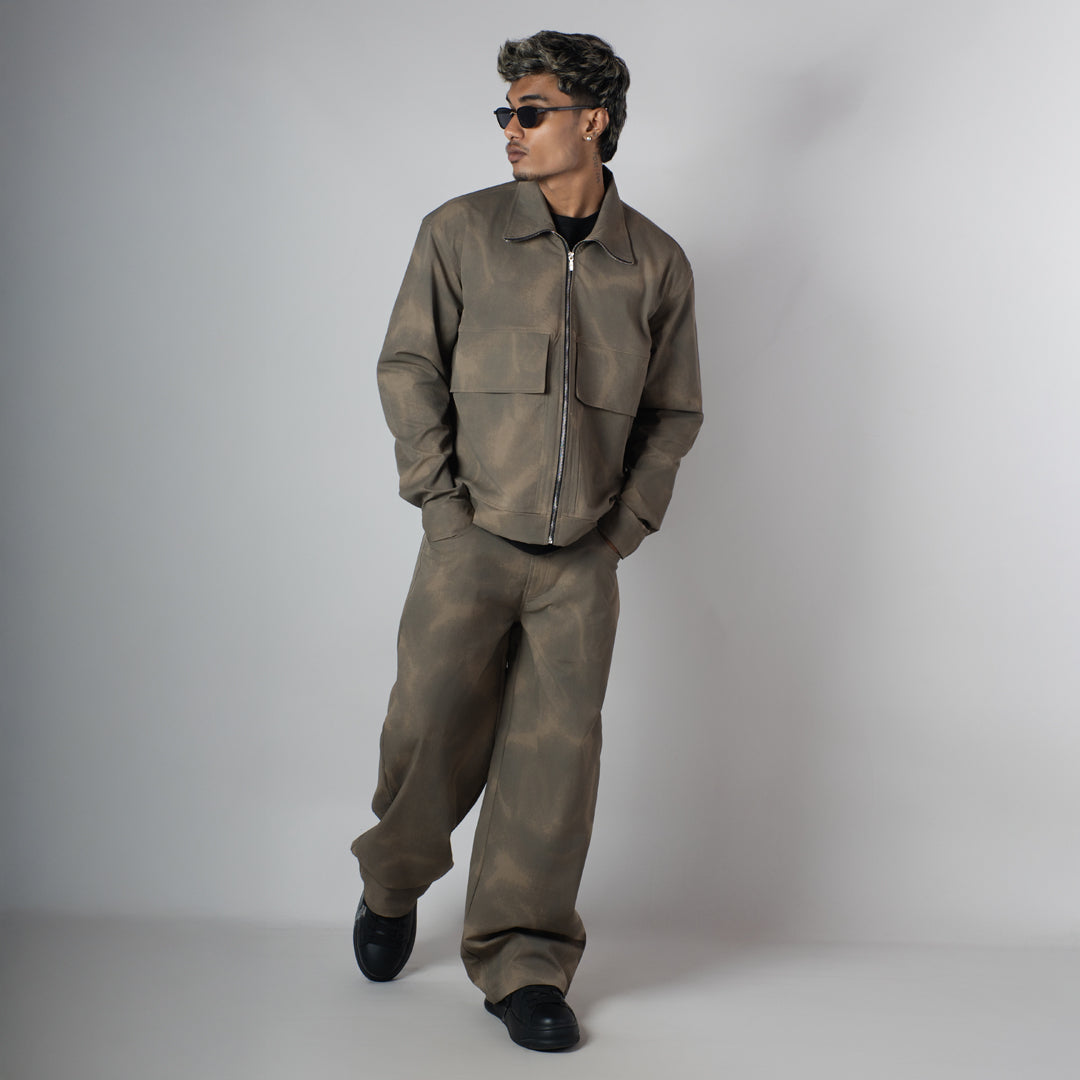 BROWN CLOUDRIP STRAIGHT PANT