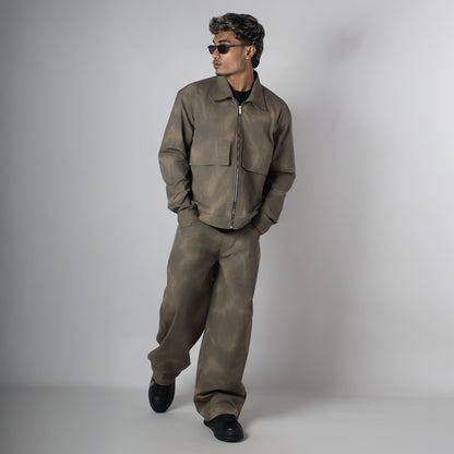 BROWN CLOUDRIP STRAIGHT PANT