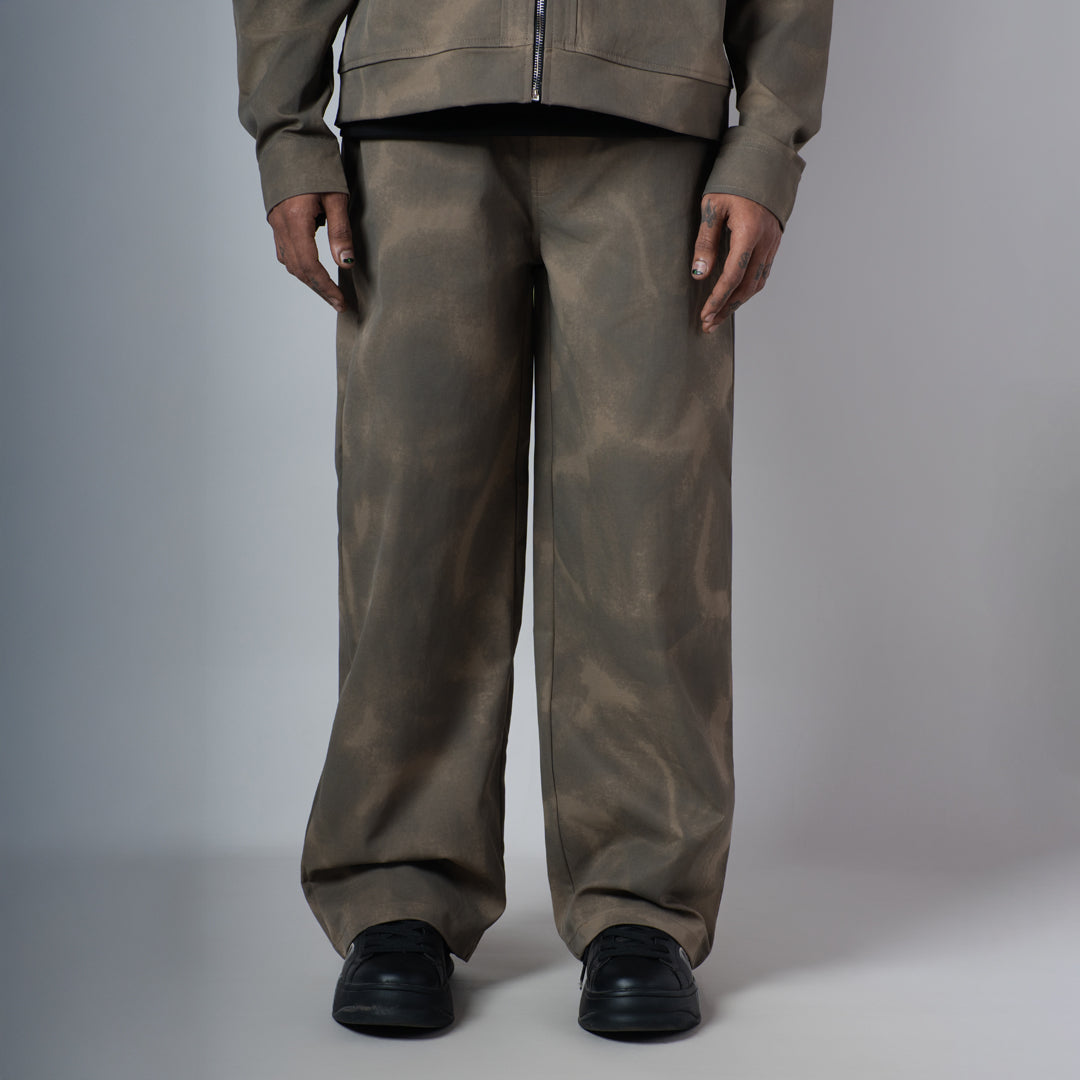 BROWN CLOUDRIP STRAIGHT PANT