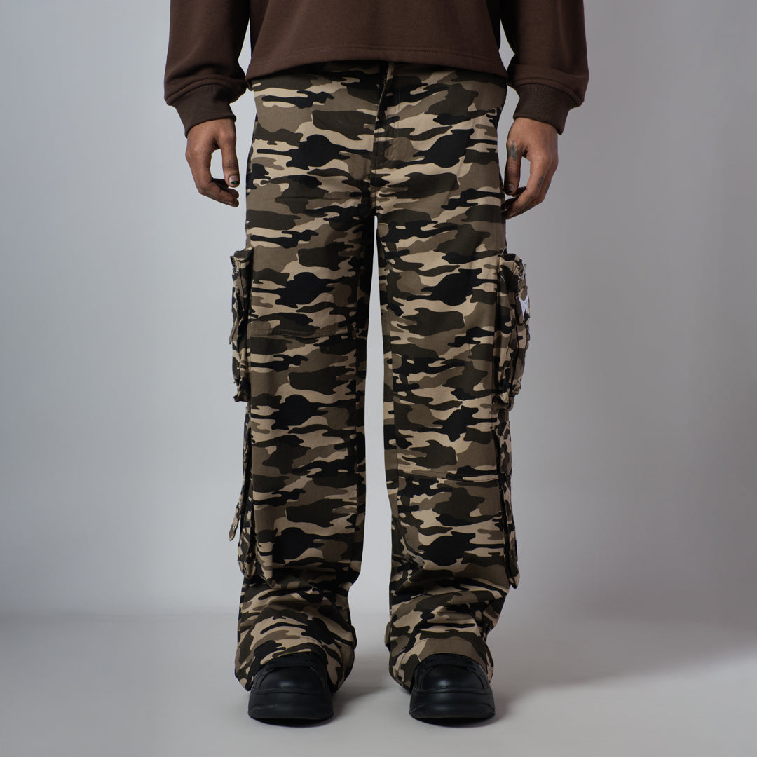 BROWN DUSTSTRIKE CAMO CARGO