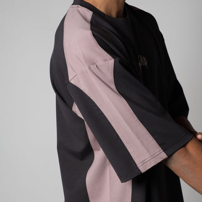 CHARCOAL SIDECUT T-SHIRT