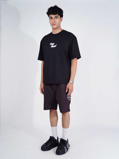 COFFEE CARPENTER POCKET OVERSIZED SHORTS