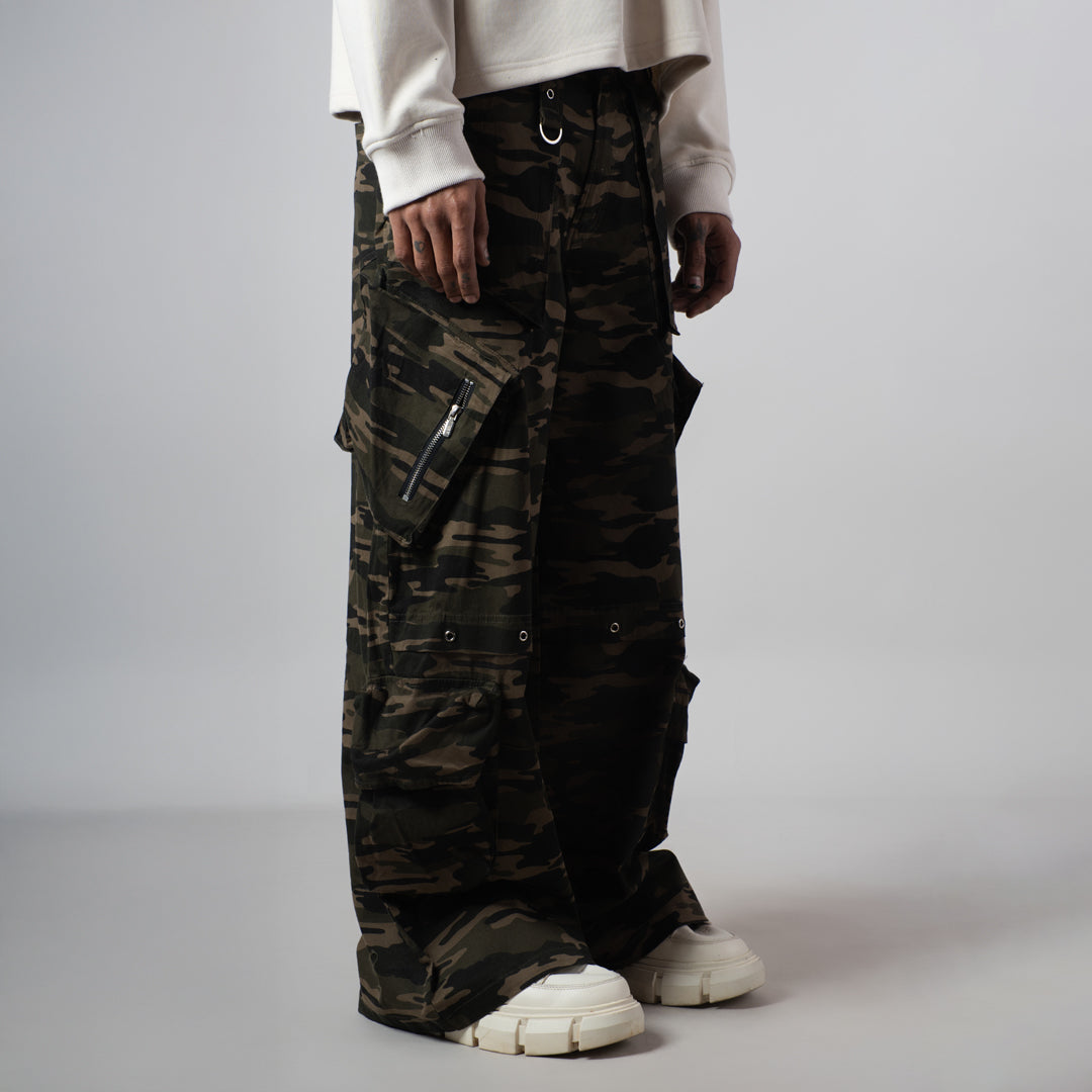 OLIVE BRIGADE CAMO CARGO