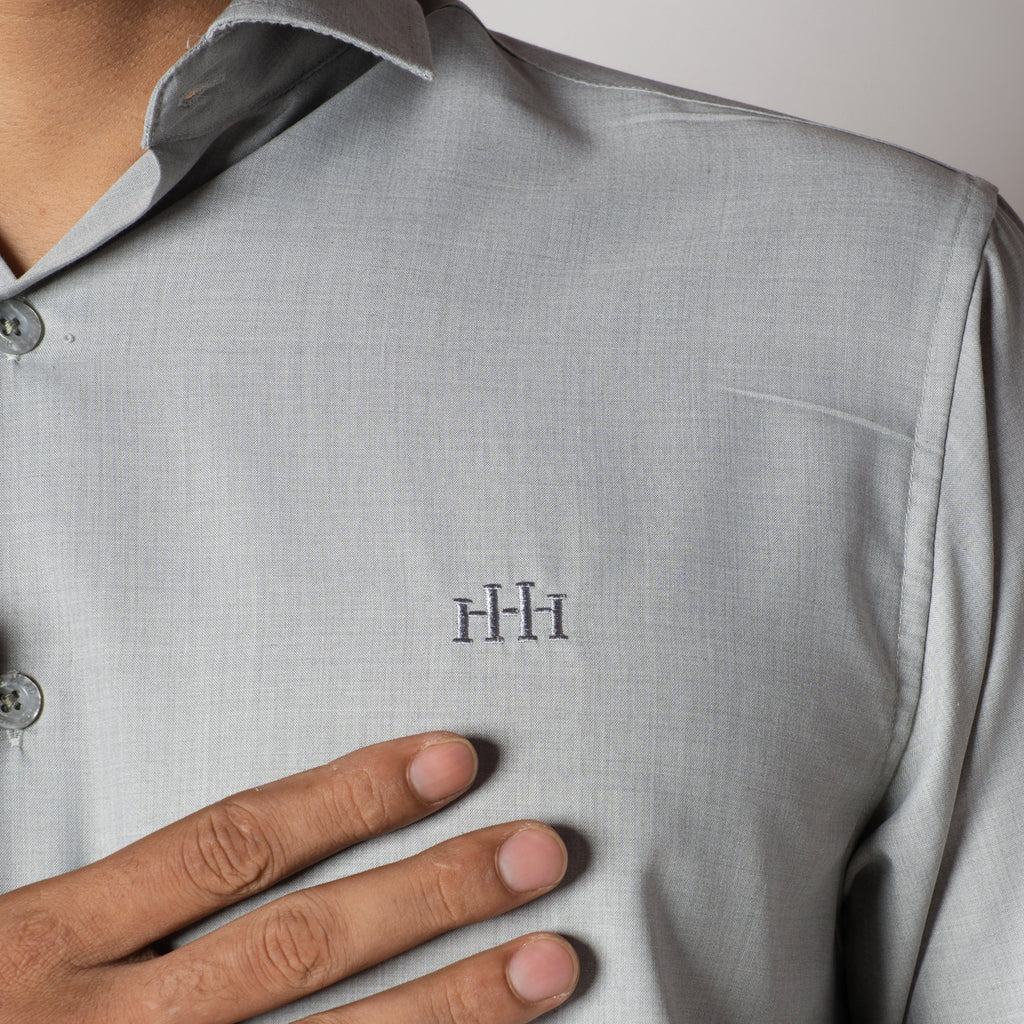 LIGHT GREY CHIC SHIRT