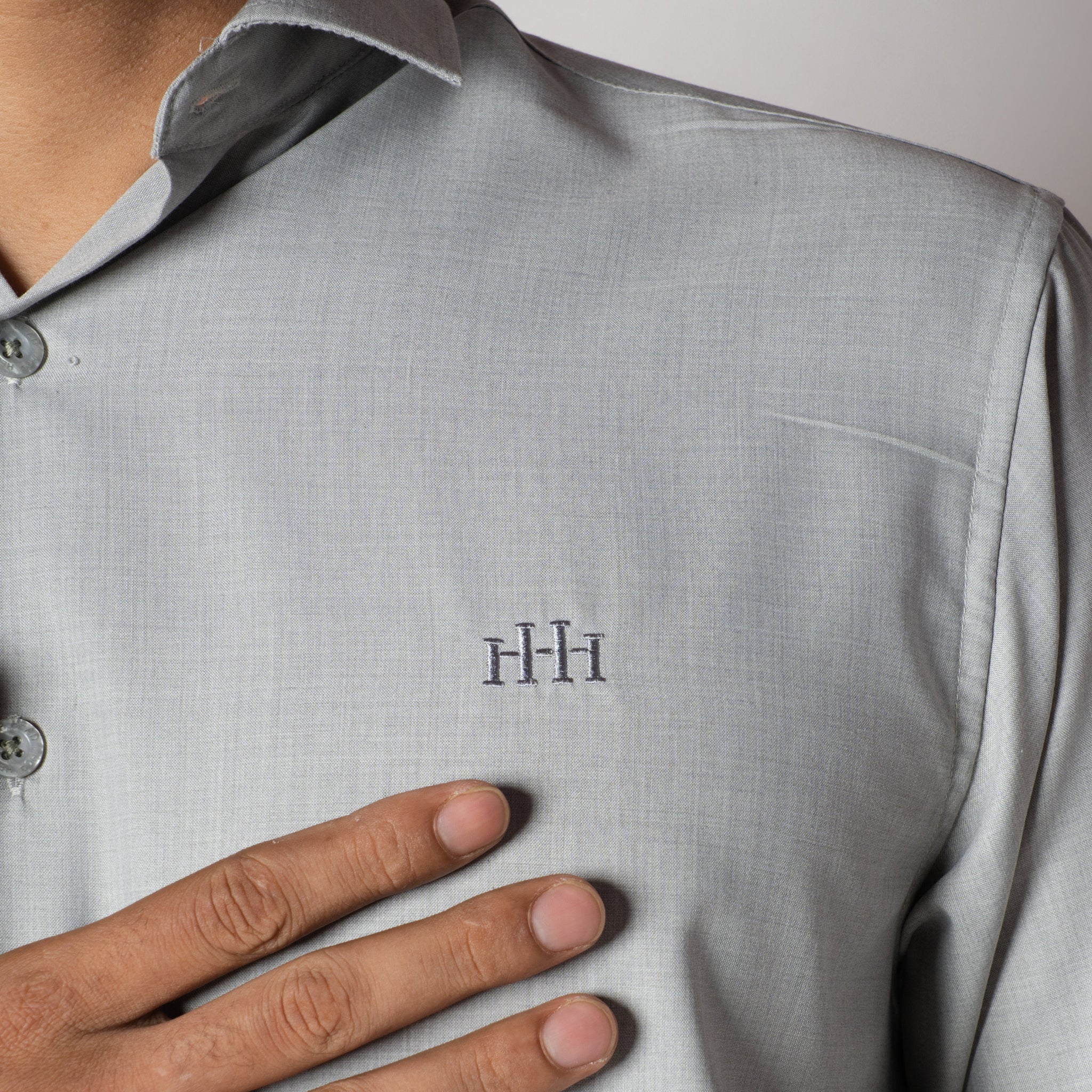 LIGHT GREY CHIC SHIRT