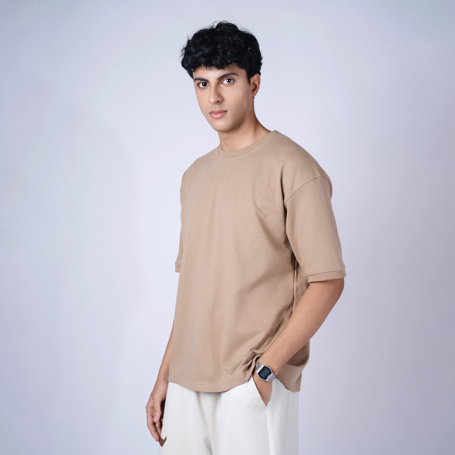 SAND PREMIUM BASIC T-SHIRT