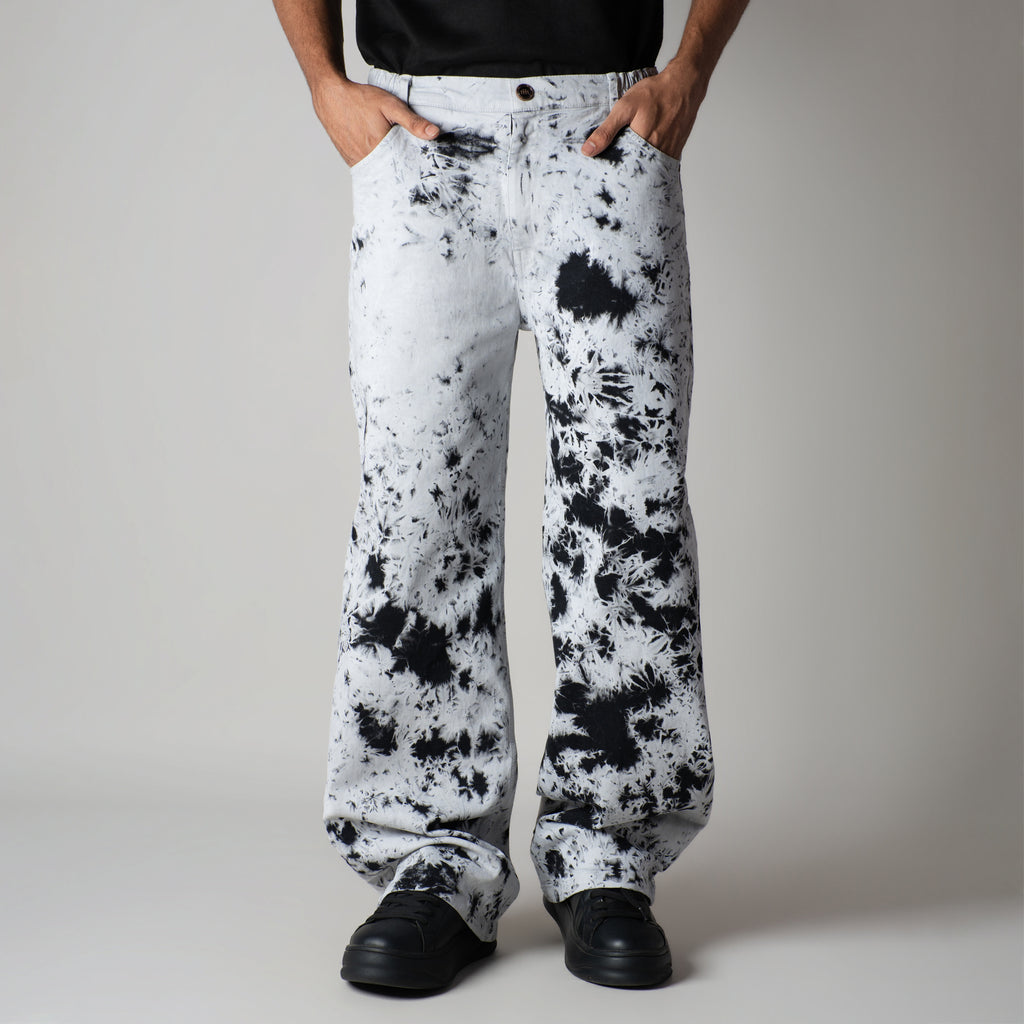 WHITE BLIZZARD WASH DENIM