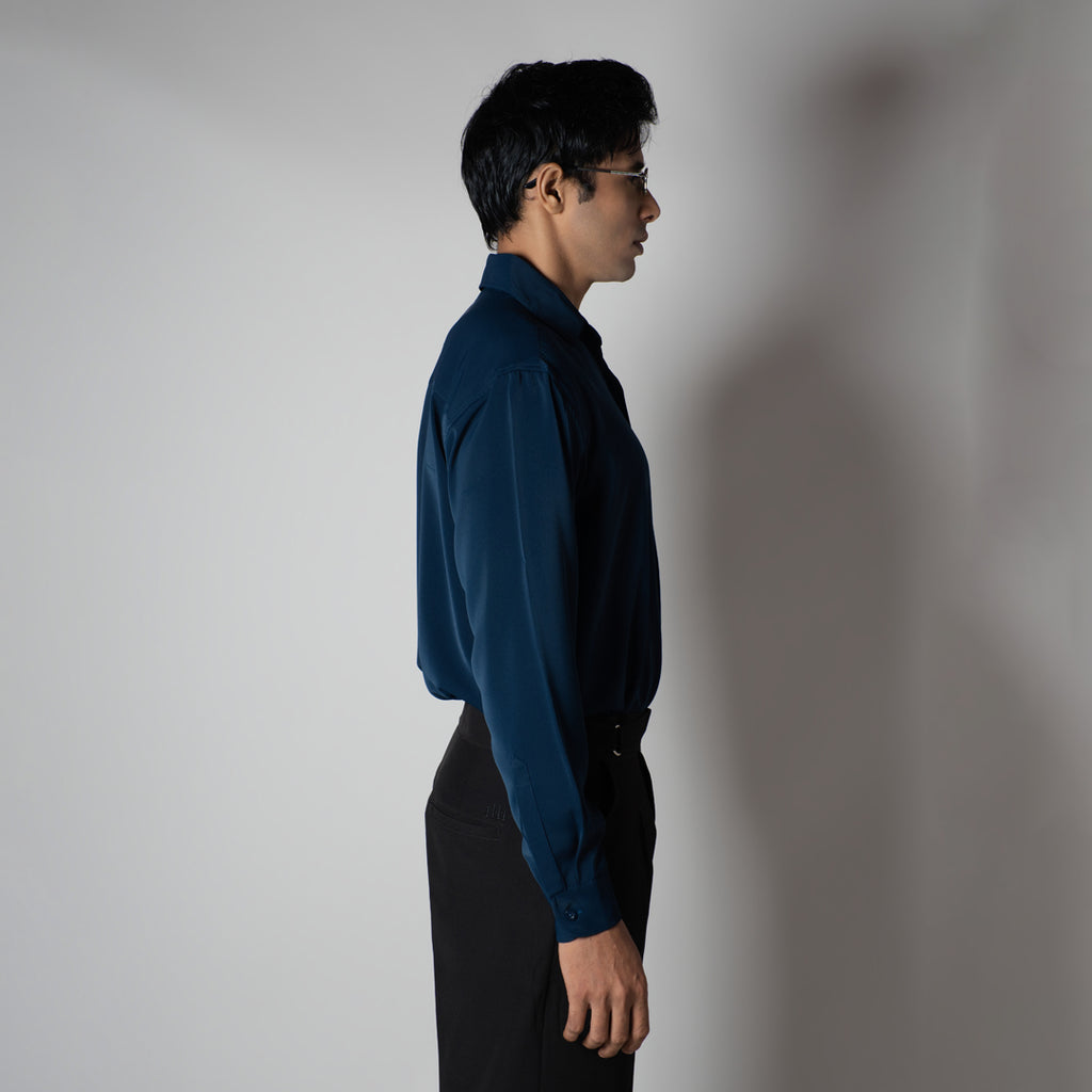 MID-NIGHT BLUE KOREAN ULTRALITE SHIRT