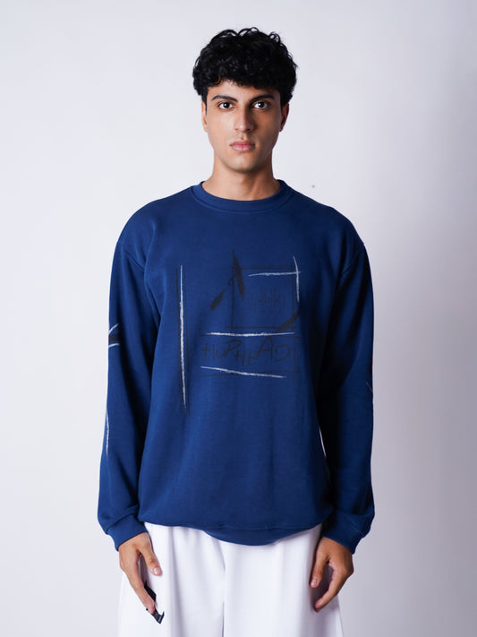 GREEK PATCH SWEATSHIRT