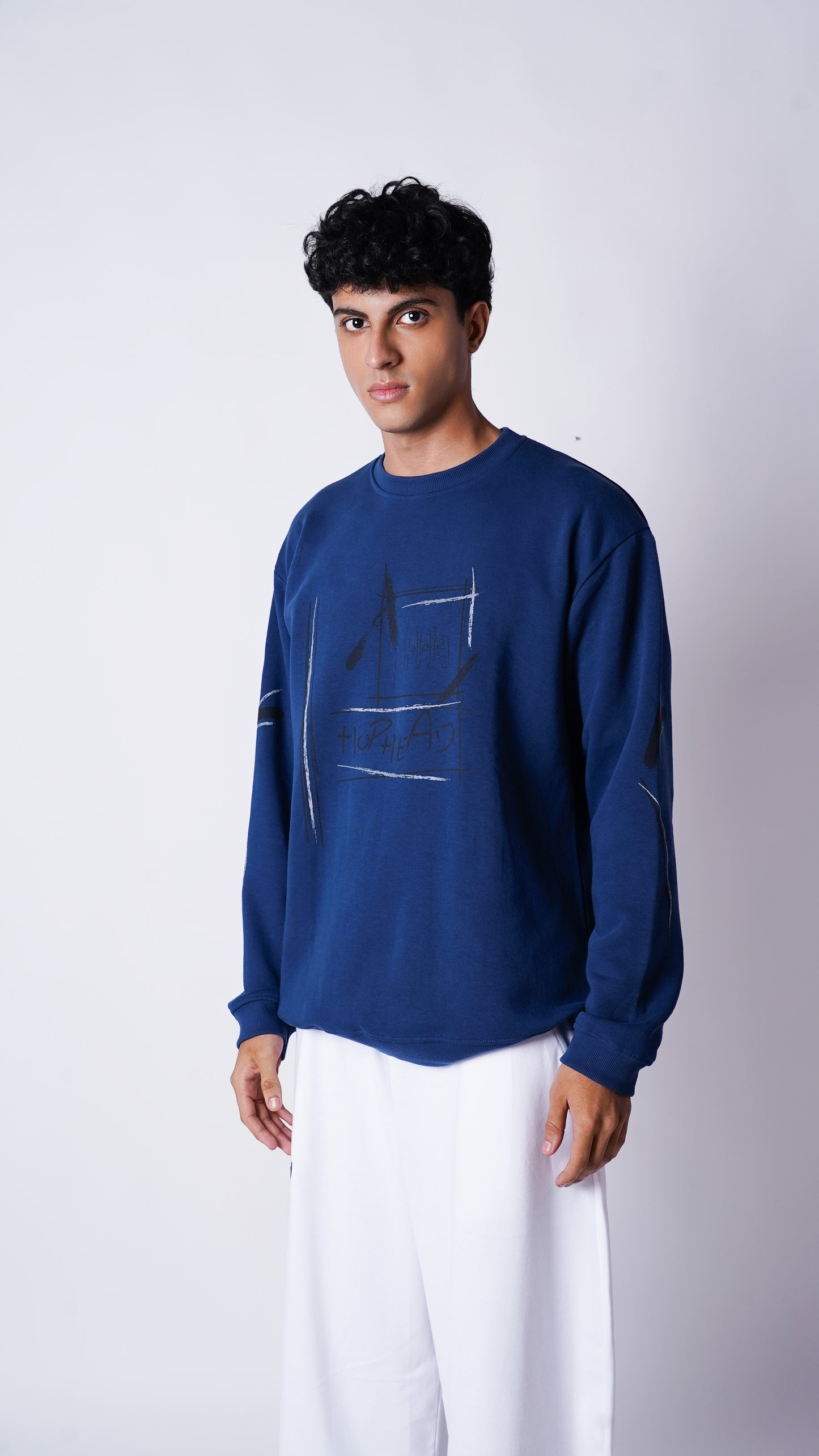 GREEK PATCH SWEATSHIRT