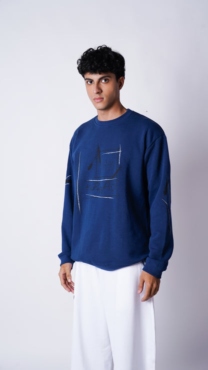 GREEK PATCH SWEATSHIRT