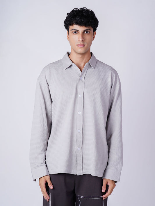 ASH GREY CLASSIC FULL SLEEVE SHIRT