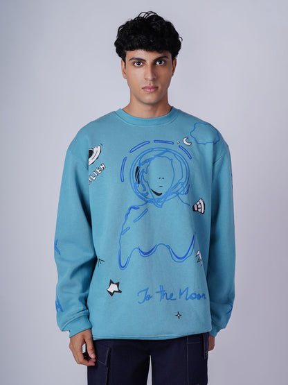 TO THE MOON SWEATSHIRT