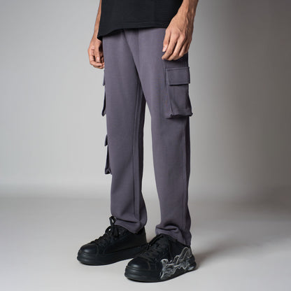 CHARCOAL THREE POCKET SWEATPANTS