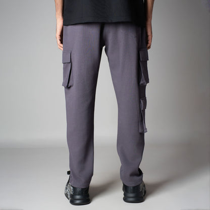 CHARCOAL THREE POCKET SWEATPANTS