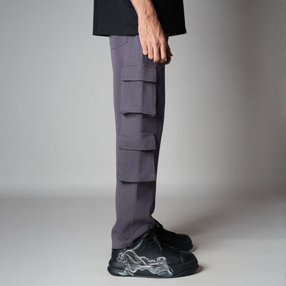 CHARCOAL THREE POCKET SWEATPANTS