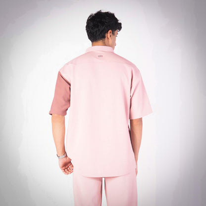 PINK DUAL TONE SHIRT