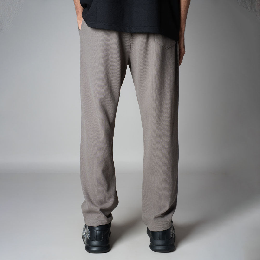 GREY PANELWORK SWEATPANTS